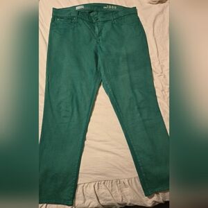 Gap Kelly Green Legging Jean Size 33/16r
